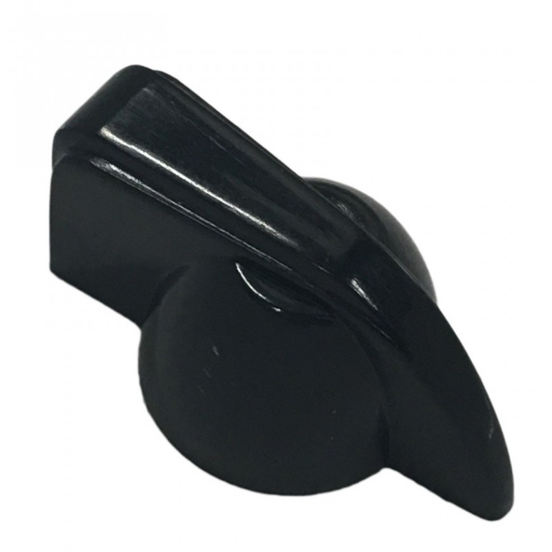 KNOBS CHICKEN HEAD FULL BLACK PUSH-IN