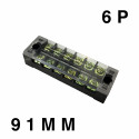 TERMINAL STRIP 6 POSITION 25A 600V TB-2506