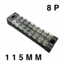 TERMINAL STRIP 8 POSITION 25A 600V TB-2508