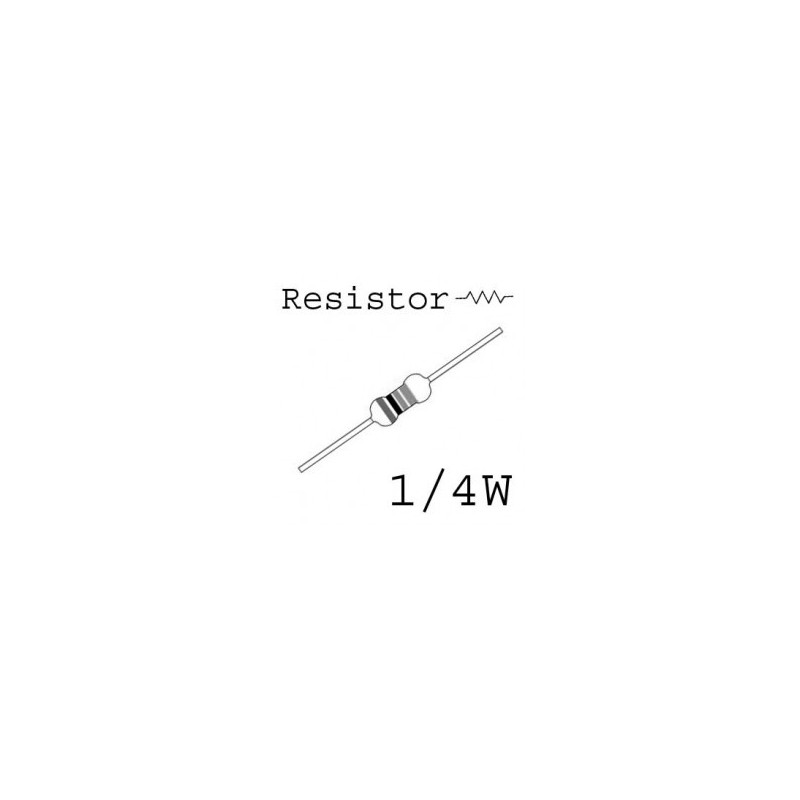 RESISTOR 1/4W 6.2OHM 1% 10 PCS