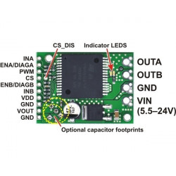 MOTOR DRIVER CARRIER FOR VNH5019 MOTOR