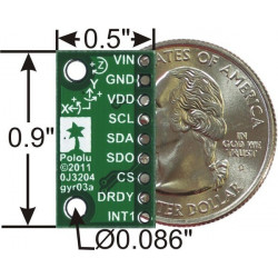 3-AXIS GYRO CARRIER WITH VOLTAGE REGULATOR L3GD20