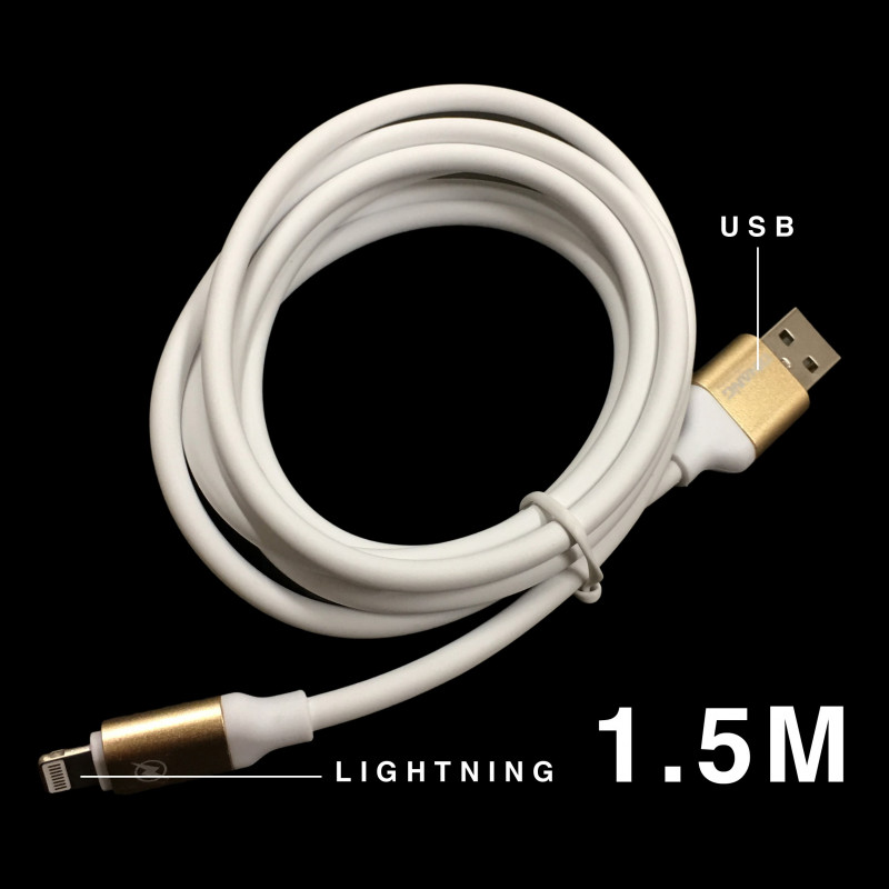 USB CABLE 2.0 TO IPHONE 5 / 6 LIGHTNING 5FT