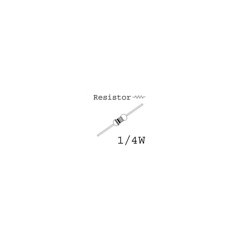 RESISTORS 1/4W 390OHM 1% 10PCS