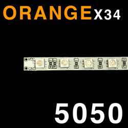 LED SOLID STRIP 5050-34 ORANGE /EA