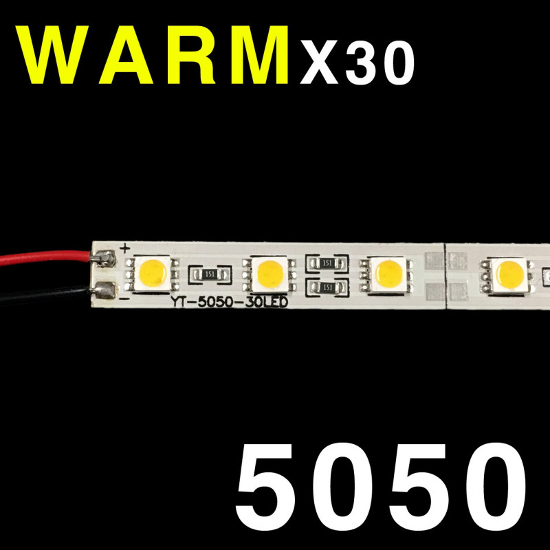 LED SOLID STRIP 5050-30 WARM WHITE