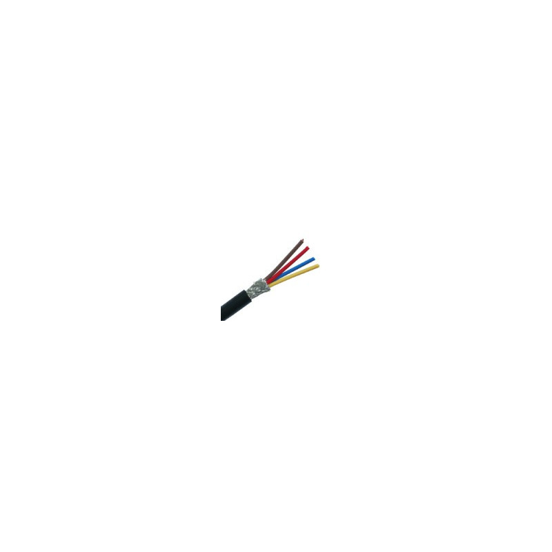 CABLE 4X22AWG BLACK SHIELDED CABLE CABLE 4X22AWG BLACK SHIELDED CABLE