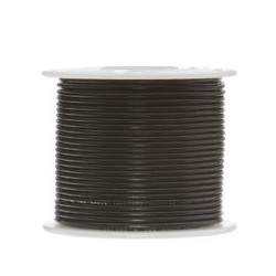 2 CORE WIRE 26AWG BLACK/BLACK (100FT)/ROLL