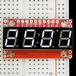 7-SEGMENT SERIAL DISPLAY - WHITE