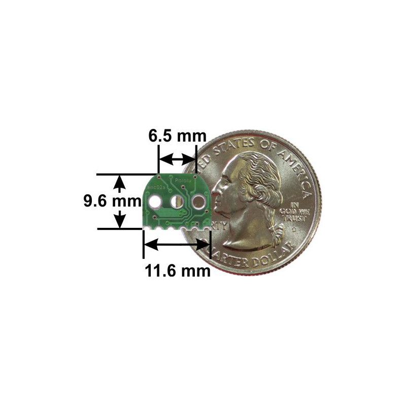 OPTICAL ENCODER FOR MICRO METAL GEARMOTORS 5V