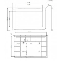 7 INCH CAPACITIVE TOUCH X710 SCREEN 1024X600 