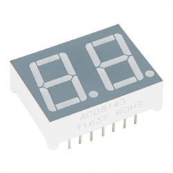 DUAL 7 SEGMENT DISPLAY - LED (RGB)