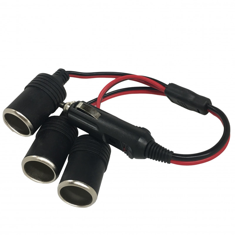 AUTO CIGARETTE LIGHTER SPLITTER 3 WAY