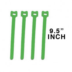 CABLE TIE 9.5" VELCRO GREEN...