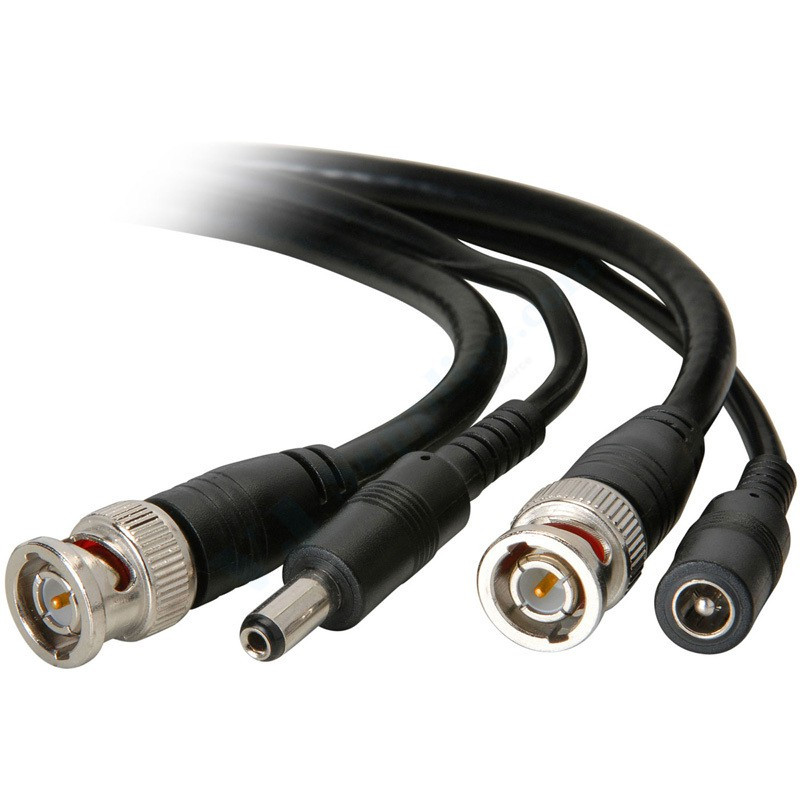 CCTV VIDEO/POWER BNC (M/M) AND DC (M/F) CABLE 50FT