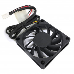 FAN 70X70X15MM 12VDC 3700RMP 29.7dBA 28CFM