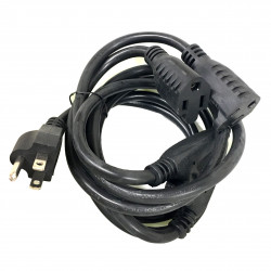 PWR CORD SPLITTER SJT 2 NEMA 5-15R TO 1 NEMA 5-15P 16AWG 3M