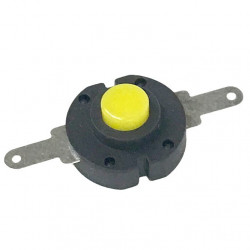 PUSH BUTTON SLIM FLAT ON-OFF SPST 50VDC 0.5A YELLOW