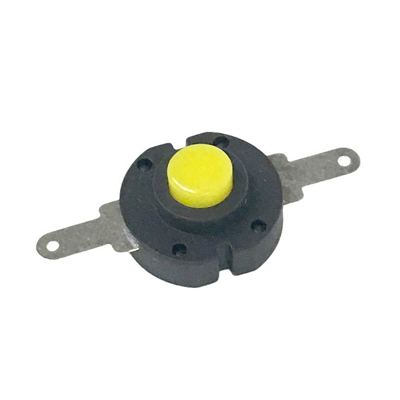 PUSH BUTTON SLIM FLAT ON-OFF SPST 50VDC 0.5A YELLOW