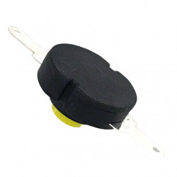 PUSH BUTTON SLIM FLAT ON-OFF SPST 50VDC 0.5A YELLOW