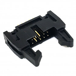 IDE / IDC EDGE SOCKET MOUNT CONNECTOR 10PIN LATCH 