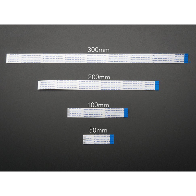 FLEX CABLE FOR RASPBERRY PI CAMERA - 200MM OR 8 INCHES