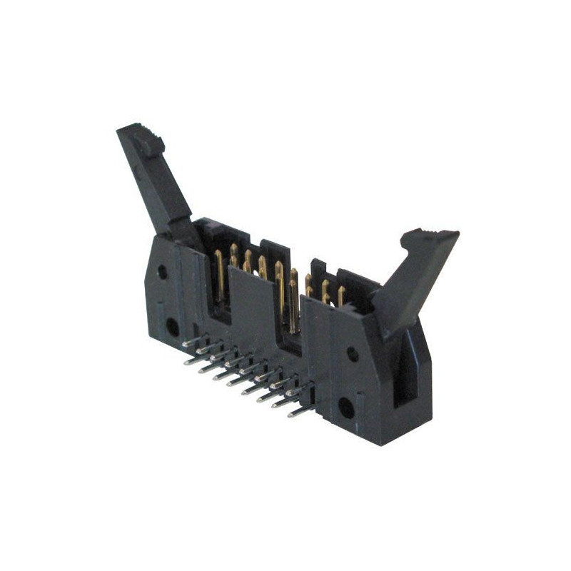 IDE / IDC EDGE SOCKET MOUNT CONNECTOR RIGHT ANGLE 34P LATCH