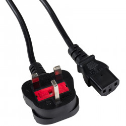 IEC POWER CABLE 3 CORD LINE 6FT (TYPE G PLUG)