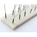 BREADBOARD JUMPER WIRES 150MM 10/PKG WHITE