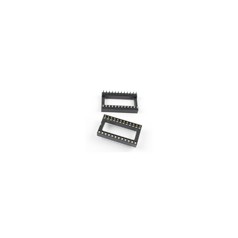 IC SOCKET 24-PINS WIDE 2PCS/PKG