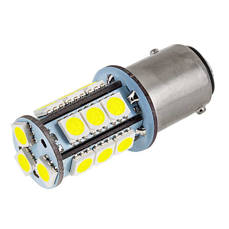 LED AUTO BREAK LAMP 1157-5050-18SMD, WARM WHITE