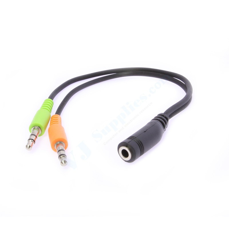 3.5MM HEADPHONE AND MIC PLUG TO 4-POLE JACK