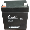 BATTERY, RECHARGEABLE SLA, LEAD ACID, 12V, 4.5AH
