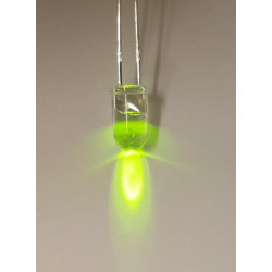 LED 5MM CLEAR LIME GREEN...