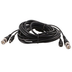 CCTV VIDEO/POWER BNC (M/M) AND DC (M/F) CABLE 15FT