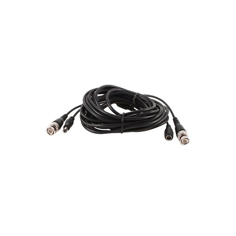 CCTV VIDEO/POWER BNC (M/M) AND DC (M/F) CABLE 15FT