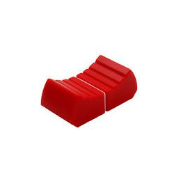 KNOBS FOR SLIDER, RED, 8MM SLOT