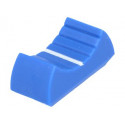 KNOB FOR SLIDER, BLUE, 8MM SLOT