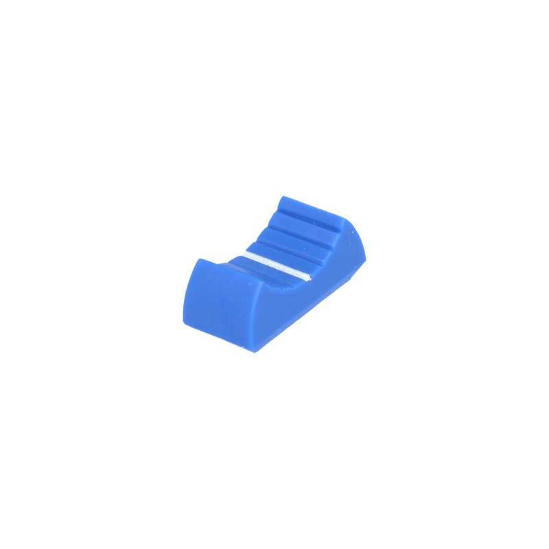 KNOBS FOR SLIDER, BLUE, 8MM SLOT