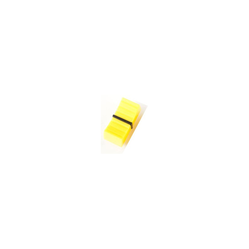 KNOBS FOR SLIDER, YELLOW, 8MM SLOT