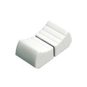 KNOB FOR SLIDER, WHITE, 8MM SLOT