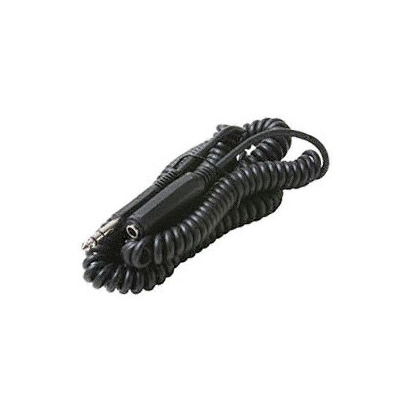 1/4" STEREO HEADPHONE EXTENSION COILED 25FT