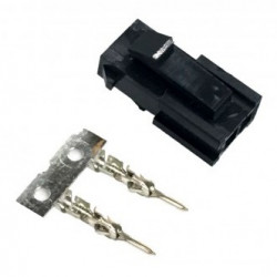 MOLEX CONNECTOR, PLUG, 2P, 3MM W/PINS