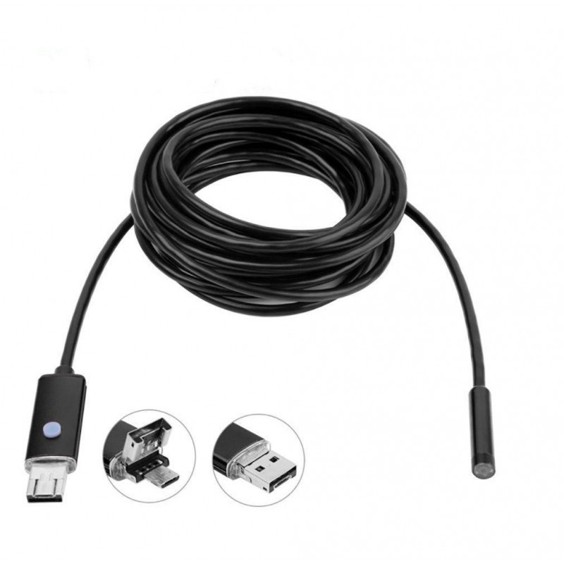 WATERPROOF ANDRIOD AND PC USB ENDOSCOPE 30FT 