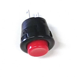 PUSH BUTTON DS-412-RED SPST OFF-(ON)