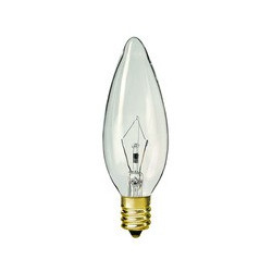 RCA B10 40W CLEAR CHANDELIER 2/PKG