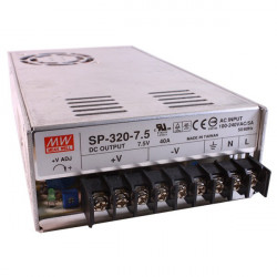 POWER SUPPLY, SWITCHING, 7.5V, 40A, SP-320-7.5