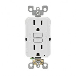 GFCI DUPLEX RECEPTACLE TRIP INDICATOR LIGHT 15A 125VAC