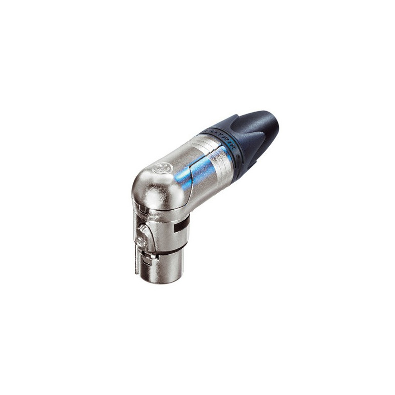 NEUTRIK 3 PIN  XLR (F) SOCKET - RIGHT ANGLE NC3FRX