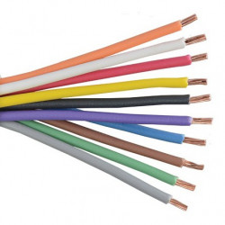 HOOK UP WIRE 26AWG PURPLE - PER FOOT